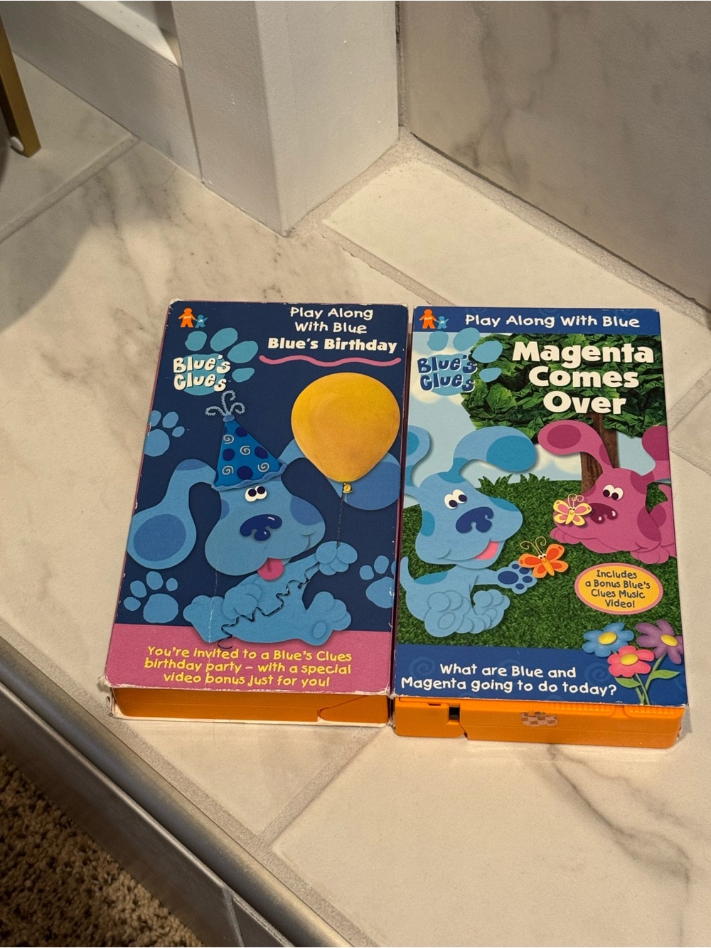 Vintage Blue’s Cluea Set of 2 VHS Tapes